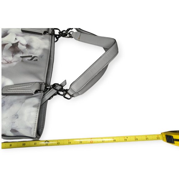 Simply Vera Vera Wang Gray & White Catherine Tote - Picture 12 of 14